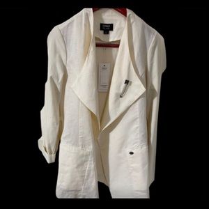ONLY COLLECTION HYBRID BLAZER Light Cream CHAMPAGNE SIZE L